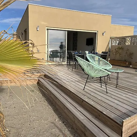 2 Au Bord De Avec Acces Direct Plage, Terrasse Et Parking Prive - Grau D'agde - Fr-1-749-40 ヴィラ