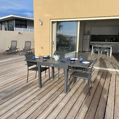 2 Au Bord De Avec Acces Direct Plage, Terrasse Et Parking Prive - Grau D'agde - Fr-1-749-40 *