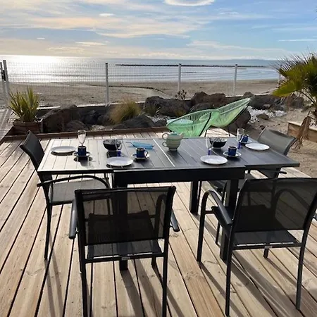 2 Au Bord De Avec Acces Direct Plage, Terrasse Et Parking Prive - Grau D'agde - Fr-1-749-40 *